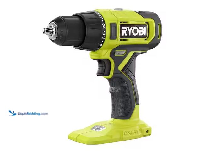 Lot 49-5561004 - RYOBI
ONE+ 18V Cordless 1/2 in. Drill/Driver (Tool Only), Used, Tool Only, Works