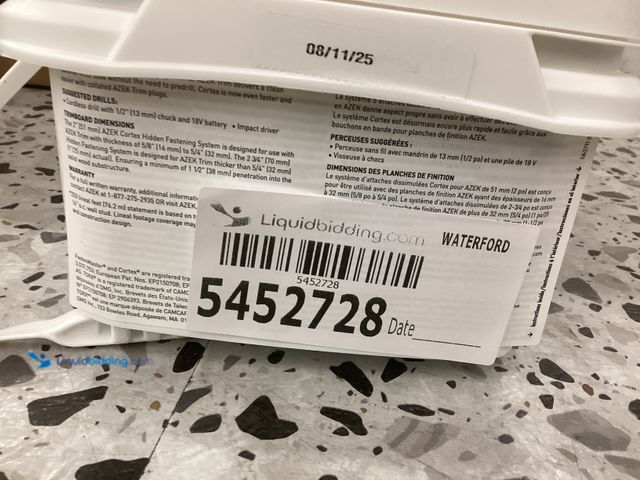 Lot 49-5452728 - Collated Cortex Hidden Fastening System for AZEK Trim - 2 inch Cortex screws and plugs - Traditional...