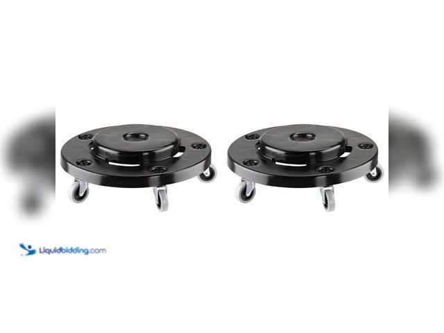 Lot 49-5447741 - Trash Can Dolly with Wheels (2-Pack)[Model # 999-2600-2PK] Used