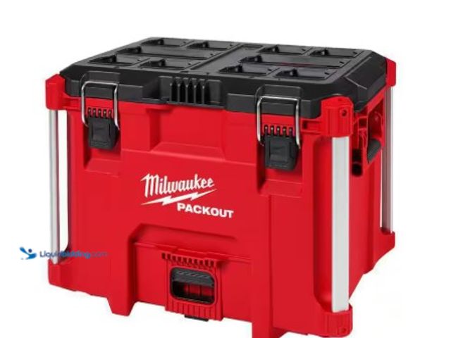 Lot 49-1516548 - Milwaukee PACKOUT 22 in. Modular XL Tool Box, model #  48-22-8429, slightly used, scuffs/ scratches,...