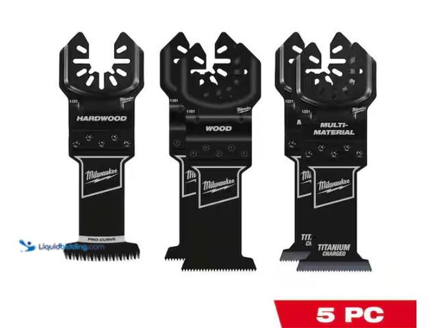 Lot 49-1574794 - Lot of (10) pcs. Milwaukee OPEN-LOK Variety Oscillating Blade Set w/ Japanese Hardwood Blade, Model ...