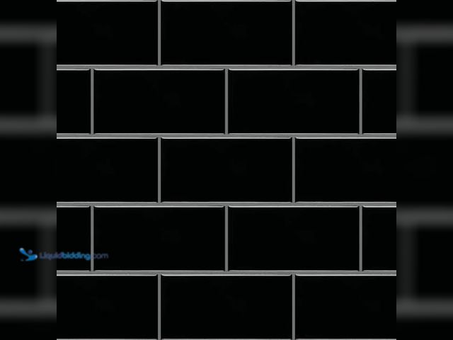 Lot 49-5544634 - Approx 140 Sq Ft  -  Daltile Restore Black 6 in. x 6 in. Glazed Ceramic Wall Tile (12.5 sq. ft./Case...