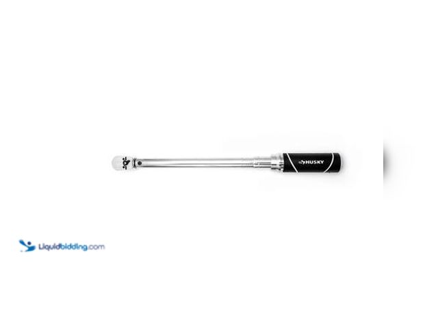 Lot 49-3565326 - Husky 3/8 in. Drive Torque Wrench 20 ft./lbs. to 100 ft./lbs. Model # H3DTWA