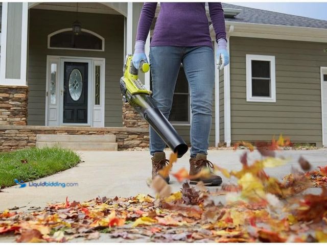 Lot 49-5554196 - Ryobi P2108A ONE+ 100 MPH 280 CFM 18V Lithium-Ion Cordless Jet Fan Leaf Blower Model # P21801BTL