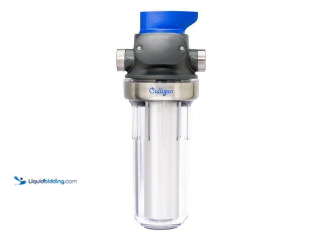 Lot 49-2024206 - Culligan Sediment Valve-in-Head Filter Clear Housing with P5 Cartridge Water Filtration System. Mode...