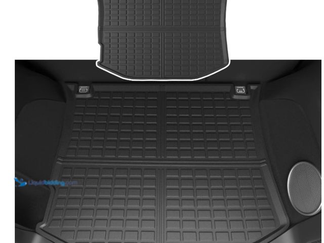 Lot 49-1516399 - (2) Trunk Mat Compatible with 2011-2021 Jeep Grand Cherokee Cargo Liner TPE All Weather Cargo Mat Re...