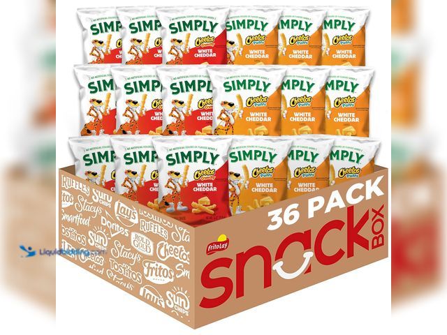 Lot 49-3539117 - Simply, Cheetos White Cheddar Puffs & Crunchy Variety Pack, 0.875 Ounce (Pack of 36) Item is Factory...