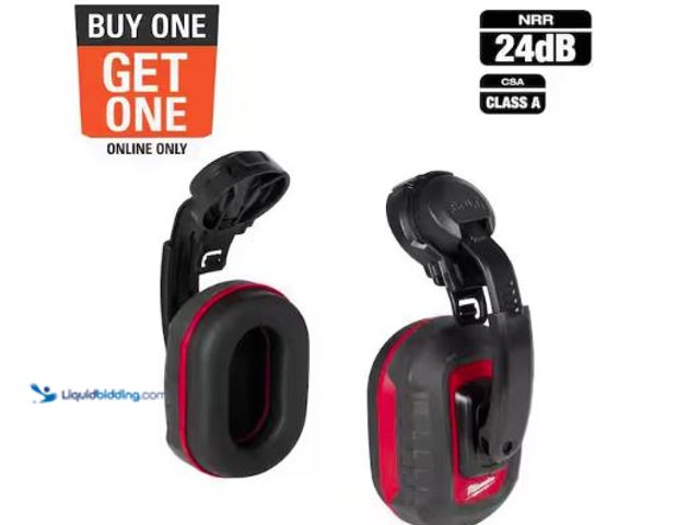 Lot 49-5520630 - Milwaukee BOLT Earmuffs with Noise Reduction Rating of 24 dB Internet # 322682477
Model # 48-73-325...