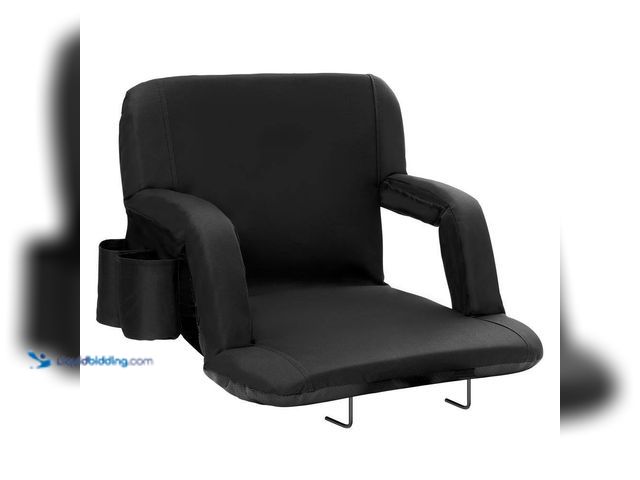 Lot 49-5463766 - SKYSHALO
Stadium Seat with Back Support Wide Bleacher Seat Back Folding Padded Cushion Stadium Chai...