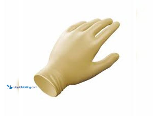 Lot 49-5489334 - QTY 4 - Venom Steel Flexible Fit one size fits most Latex Gloves in Beige 50 count. Model # VEN8025....