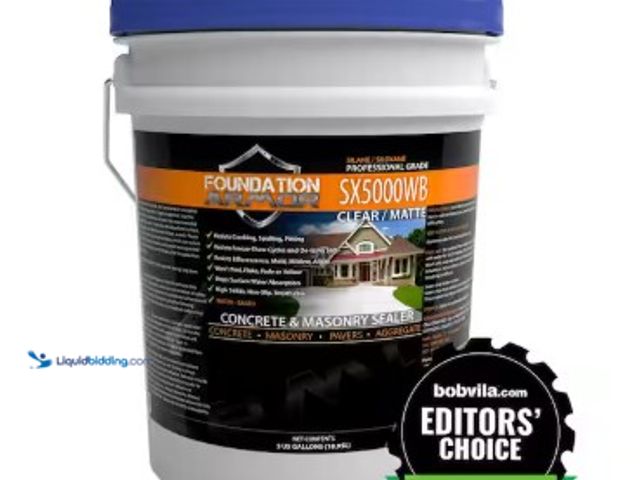 Lot 49-2025602 - Foundation Armor 5 gal. Penetrating Water Based Silane Siloxane Concrete Sealer, Brick Sealer and Ma...