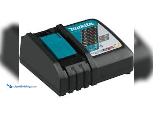 Lot 49-5461221 - Makita 18V LXT Lithium-Ion Rapid Optimum Battery Charger. Model # DC18RC. Unused