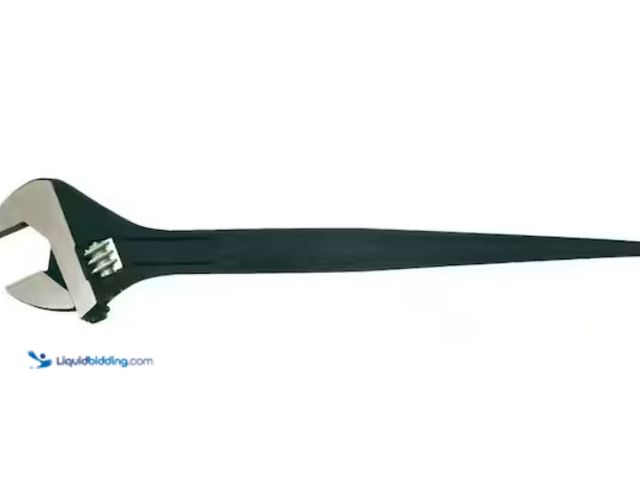 Lot 49-3614701 - Crescent 16 in. Black Oxide Adjustable Construction Wrench, Model # AT215SPUD, Unused.   Ref#BIN0716