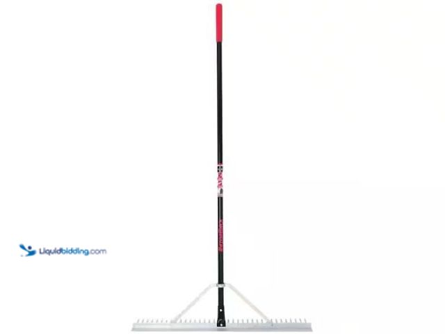 Lot 49-3615902 - Razor-Back 36 in. Aluminum Landscape Rake, Model # 2916500, Slightly used, Scuffs/scratches. (NOTE: ...