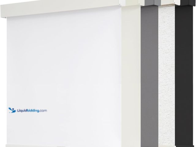 Lot 49-3532463 - AOSKY Blackout Roller Shades Cordless Blinds for Windows, Free-Stop Shades with Valance, Thermal Ins...