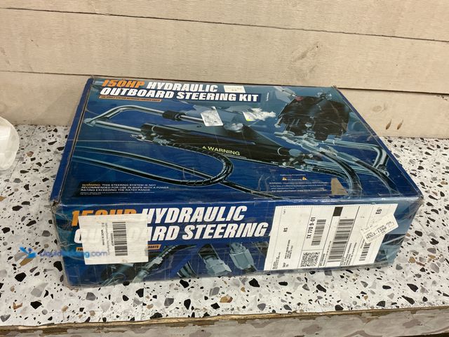 Lot 49-5437899 - 150HP Outboard Hydraulic Steering Kit HK4200A-3 for Marine Boat System, 26.8ft Cuttable Hoses, 6.9Mp...