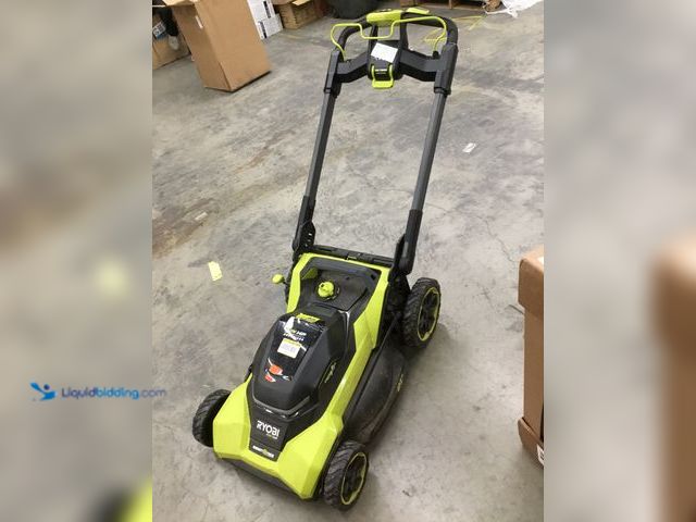 Lot 49-5478558 - Ryobi Cross Cut 40V HP Brushless Lawn Mower Item is used without battery, tested/works