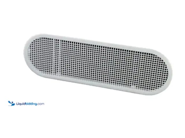 Lot 49-1575398 - Master Flow 4 in. x 12 in. Oval White UV Resistant Resin Soffit Vent (Carton of 36), Model # EAP412W...