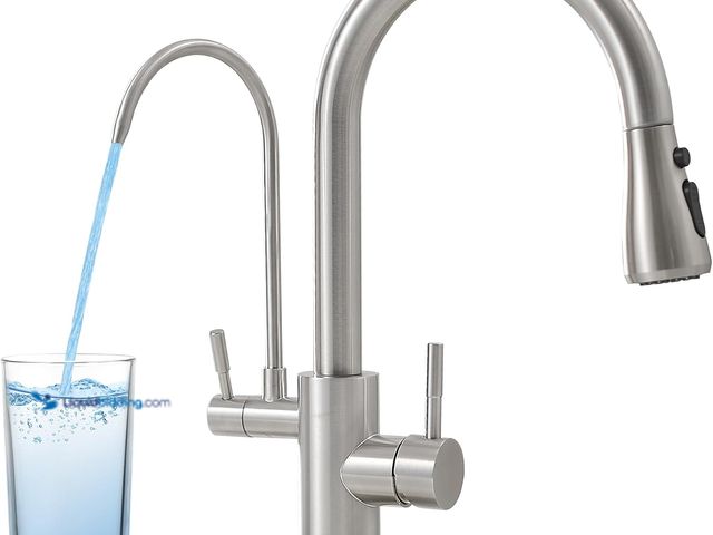 Lot 49-5437961 - Kitchen Faucets with Water Filter and Pull Down Sprayer,Kitchen Sink Faucet,Two Handle Sink Faucet w...
