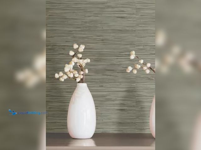 Lot 49-2005488 - Approx. (92) sq. ft. of NuWallpaper Grassweave Green Peel and Stick Wallpaper, (Covers 30.75 sq.ft. ...