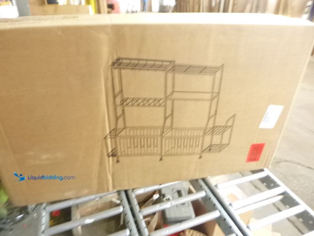 Lot 49-1519137 - Ikasmile garage sports equipment organizer ball storage rack rolling sports ball storage cart black ...