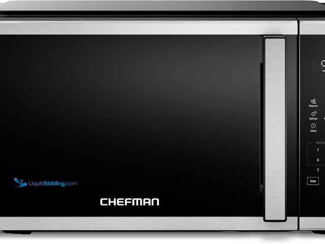 Lot 49-5572150 - Chefman Compact Countertop Microwave, 0.7 Cu Ft, 700W, Stainless. Unused