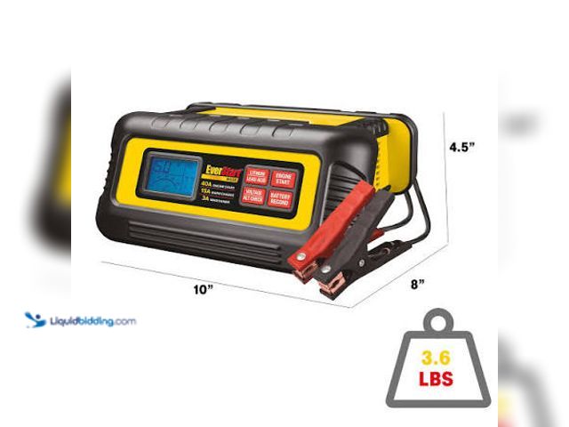 Lot 49-5544029 - EverStart Maxx 40 Amp Battery Charger and Maintainer (Model: BC40BE). Unused