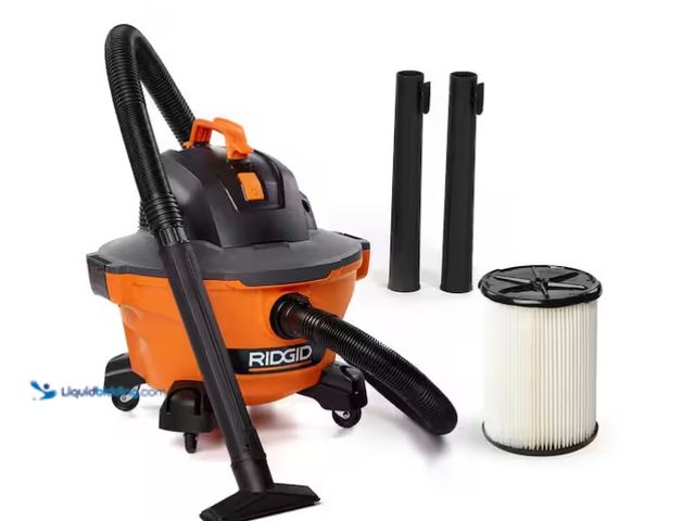 Lot 49-3431821 - RIDGID 6 Gal. 3.5 Peak HP NXT Shop Vacuum Wet Dry Vac with General Debris Filter, Locking Hose and A...