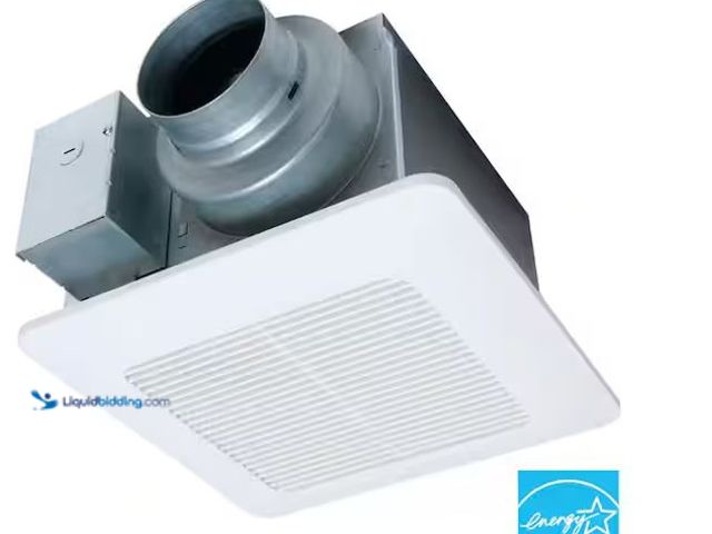 Lot 49-5460559 - Panasonic
WhisperCeiling DC Fan, with Pick-A-Flow Speed Selector 50, 80 or 110 CFM and Flex-Z Fast ...