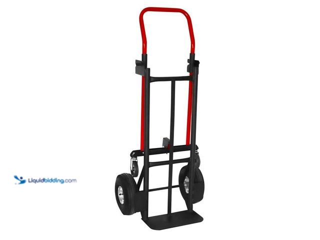 Lot 49-2021870 - Milwaukee 800 lbs. Capacity 2-in-1 Convertible Hand Truck. Model # CHT2N1. MSRP $160. Used. Scuffs a...