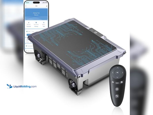 Lot 49-3565476 - T2B Solar Pool Skimmer Robot via App & Remote Control, 2026 Upgraded Automatic Robotic Pool Surface ...