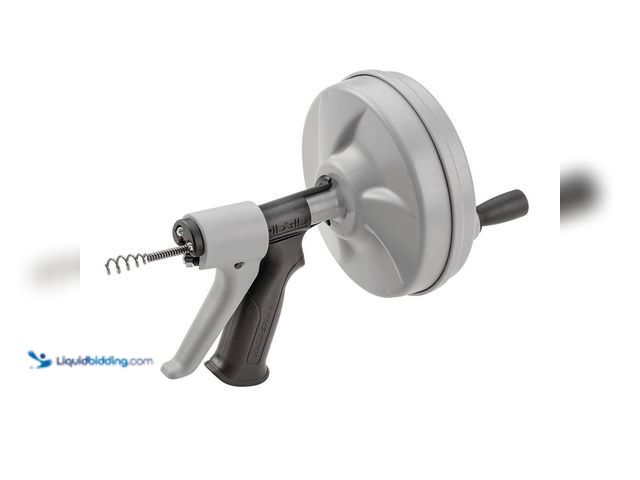 Lot 49-5435460 - RIDGID
Kwik-Spin+ ¼ in. x 25 ft. Drain Cleaning Snake Auger with Autofeed Trigger for Kitchen/Bath ...