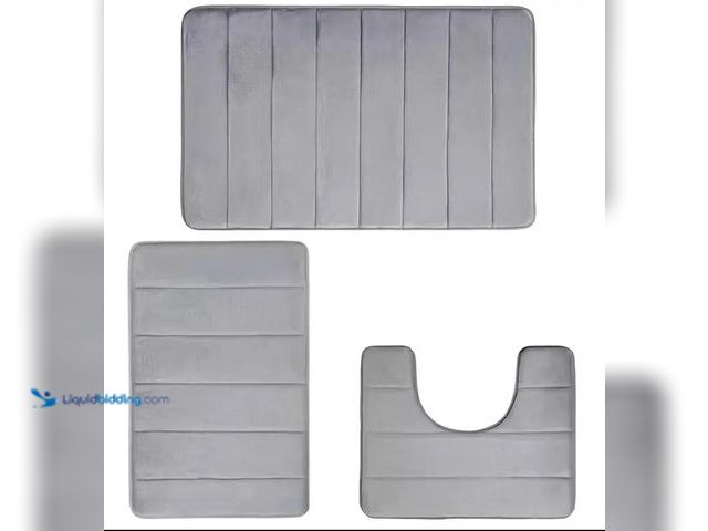 Lot 49-1800249 - 3PC Bath Mat Set.