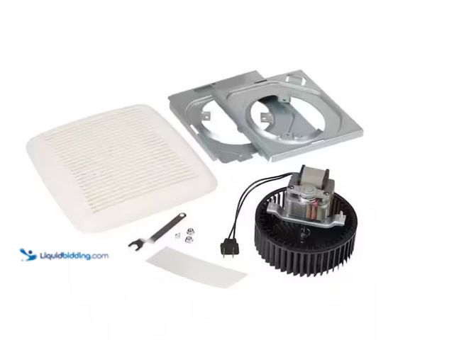 Lot 49-1548636 - Broan-NuTone QuicKit 60 CFM 3.0 Sones Bathroom Replacement Motor and Grille/Cover, Model # BKR60, Un...