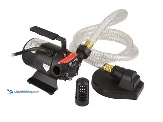 Lot 49-1624771 - Everbilt 1/10 HP Non-Submersible Self-Priming Transfer Pump Model # EBTP1, Used, Has Attachments, Po...