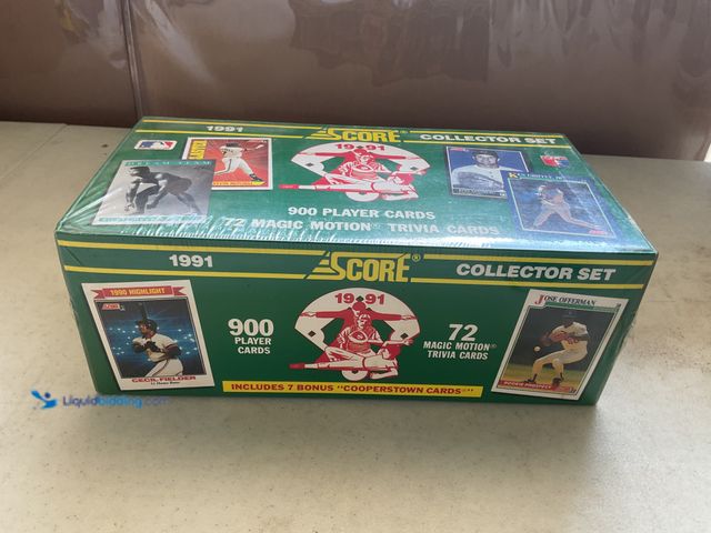 Lot 49-5451662 - Other 1991 SCORE BASEBALL COMPLETE 900 CARD SET INCLUDING KEN GRIFFEY JR AND MORE