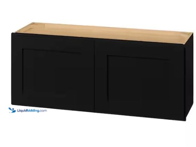Lot 49-1518030 - Hampton Bay Avondale 36 in. W x 12 in. D x 15 in. H Ready to Assemble Plywood Shaker Wall Bridge Kit...