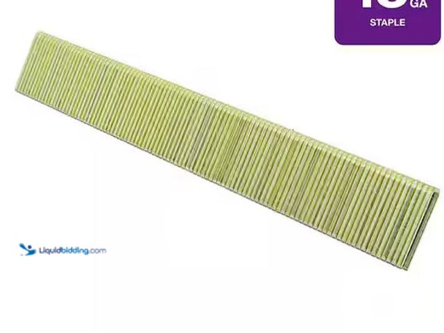 Lot 49-5452281 - Grip-Rite
7/32 in. x 1 in. 18-Gauge Adhesive Collated Electrogalvanized SX-Style Narrow Crown Finis...