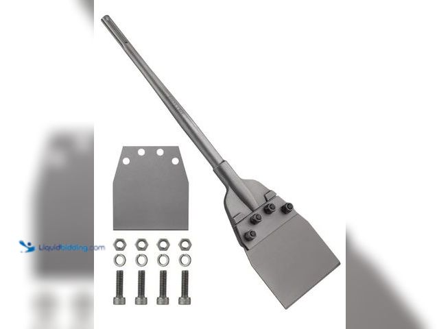 Lot 49-5436624 - SDS Max Floor Scraper with Replaceable Blade, Firecore 6 Inch Thinset Removal Chisel Bits Scaling Ch...