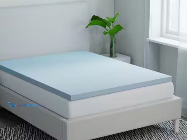 Lot 49-3611849 - Style Well 3 in. Gel Infused Memory Foam Queen Mattress Topper, Model # THD-MFVT-3Q, New. (NOTE: Fac...