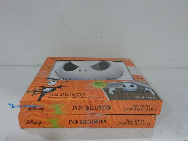 Lot 49-2020612 - Lot of (2). Disney Jack Skellington Halloween Fence Creeper. Model # 191245282914. MSRP: $57.98. Unu...