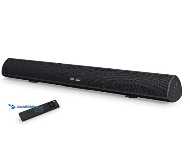 Lot 49-1624315 - BESTISAN 80 Watt Soundbar, Sound Bars for TV of Home Theater System (Bluetooth 5.0, 34 inch, DSP, St...