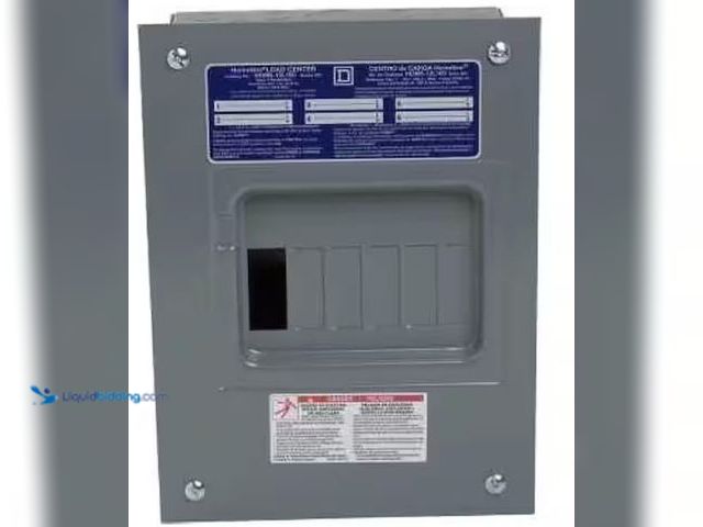 Lot 49-5486431 - Square D
Homeline 100 Amp 6-Space 12-Circuit Indoor Flush Mount Main Lug Load Center with Cover No ...