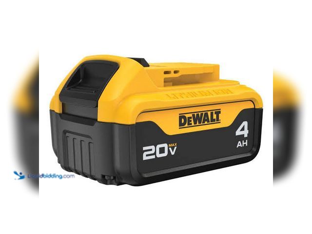 Lot 49-5544350 - DEWALT 20V MAX XR Lithium-Ion 4.0 Ah Battery Pack., Model # DCB2104. Unused