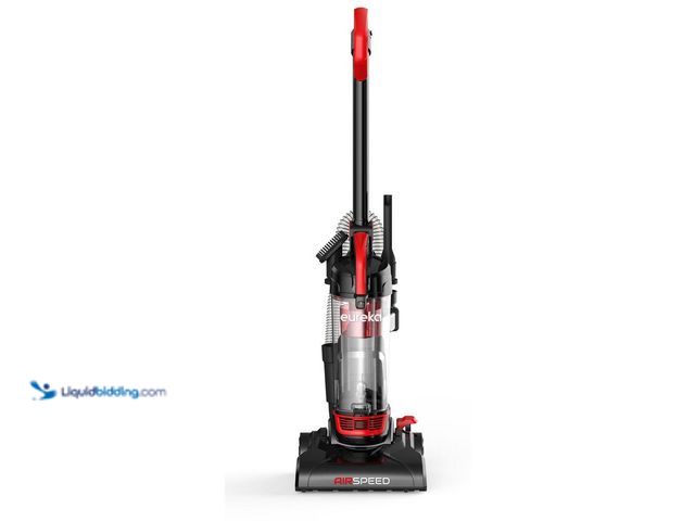 Lot 49-5487195 - Eureka
Air Speed Bagless Corded Washable Filter Multi-Surface Upright Vacuum in Red (attachments in...