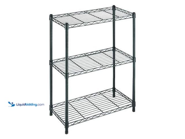 Lot 49-3563865 - 3 Shelf Metal Storage Rack. Unused