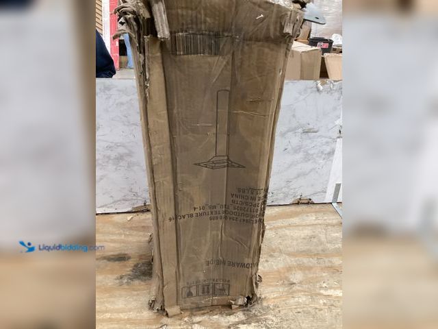 Lot 49-3531617 - Flash Furniture Restaurant Column Table Base Stand, Model# XU-3-STAND-COL-GG, Unused, Damage to box