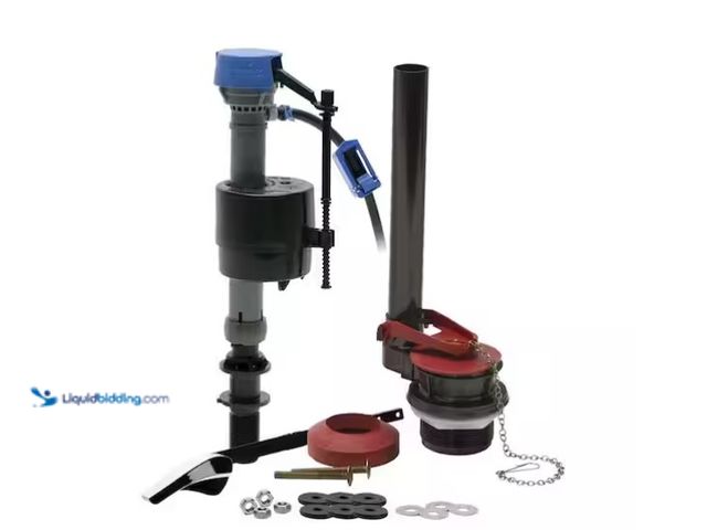 Lot 49-1575543 - Lot of (2) Fluid master PerforMAX Universal 2 in. High Performance Complete Toilet Repair Kit, Model...