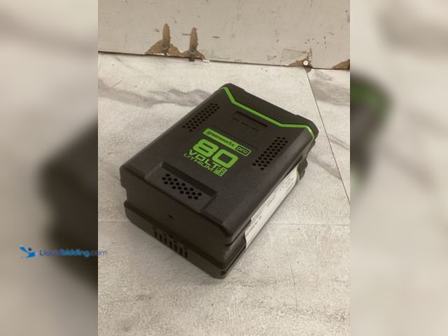 Lot 49-5483482 - Greenworks PRO 80V 4.0Ah Lithium-Ion Battery. Model: BAB723. Unused