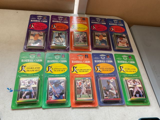 Lot 49-5515576 - Other LOT OF 10 VINTAGE SPORTS AMERICA CLUB BASEBALL CARD PACKS ALL SEALED ALL TEAM SETS LOADED WITH...